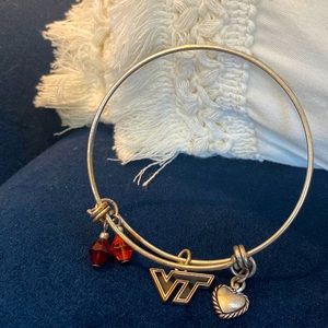 Virginia Tech charm bracelet